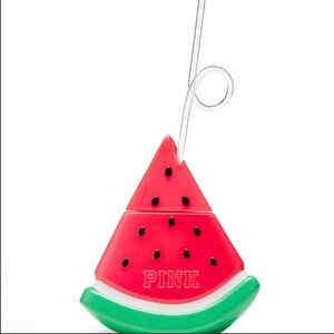 NEW VICTORIA SECRET VS Pink Watermelon Cup crazy Straw
